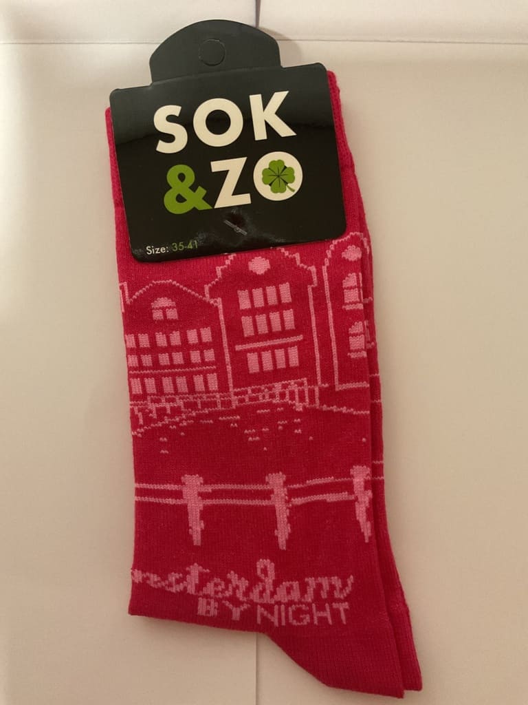 Amsterdam Grachtenhuis – Roze