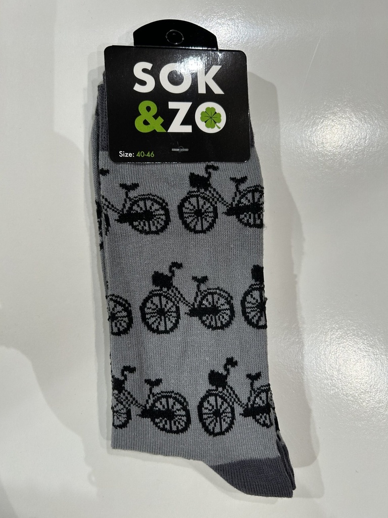 Fiets – Grijs/Zwart