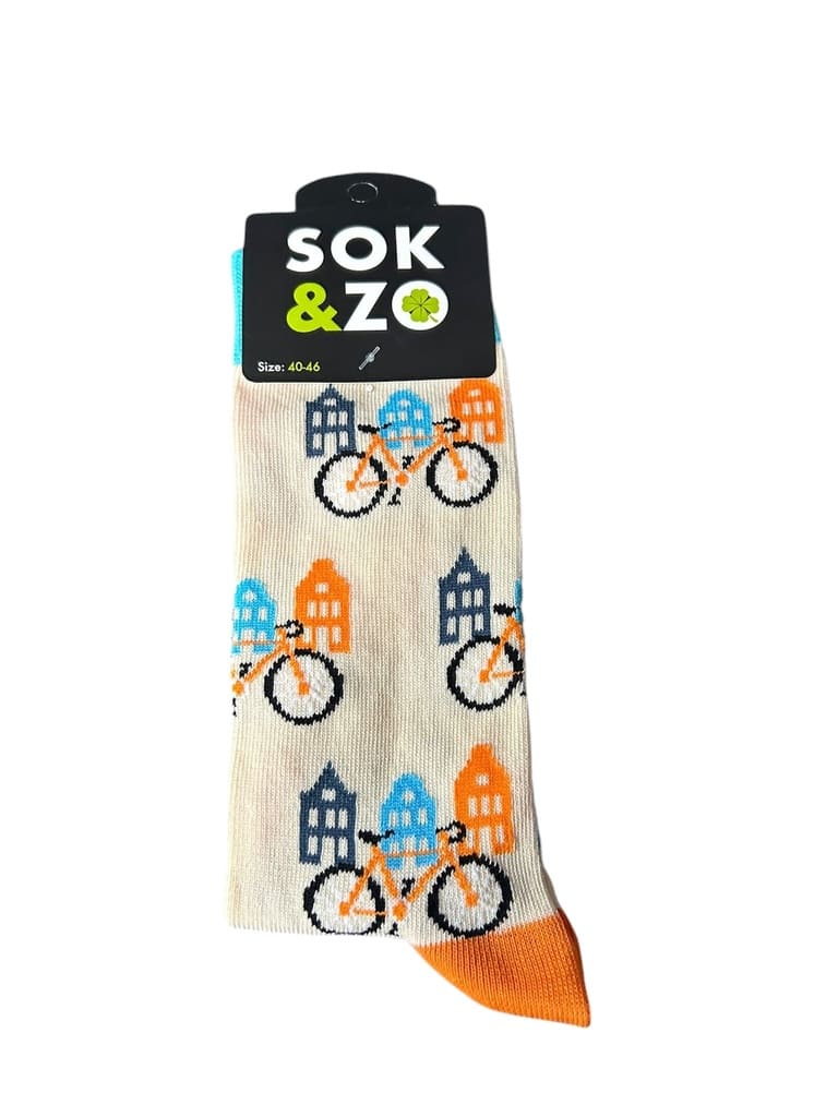 Grachtenhuisjes – Oranje/Blauw