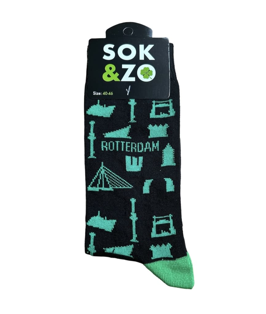 Icons of Rotterdam – Groen/Zwart