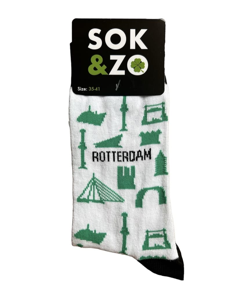 Icons of Rotterdam – Wit/Groen/Zwart