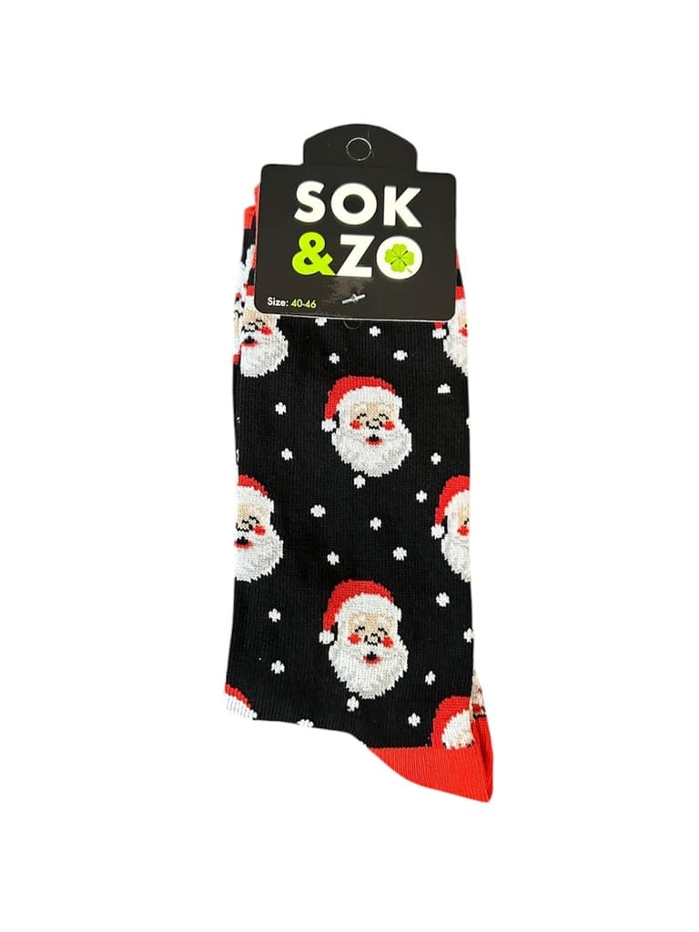 Kerstman – Zwart/Rood