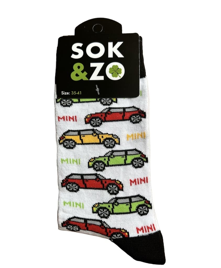 Mini Cooper – Wit/Kleuren