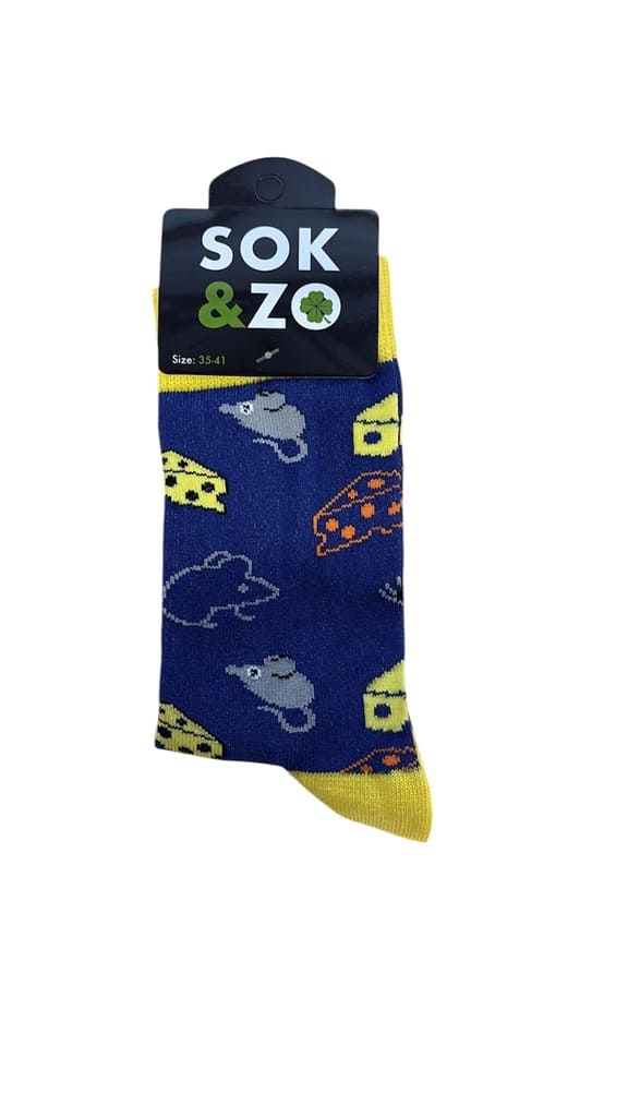 Muis/Kaas – Blauw/Geel