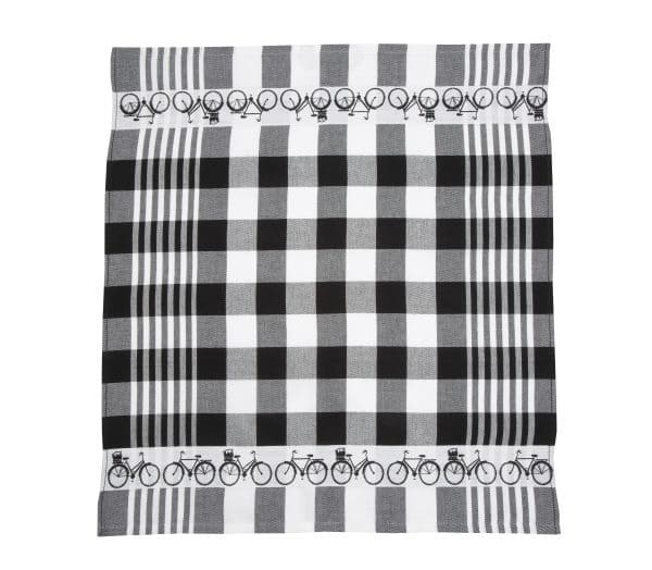 Theedoek – Bicycle Black